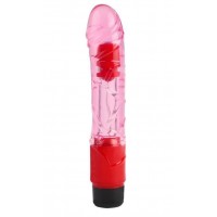 Розовый вибратор-реалистик 9 Inch Realistic Vibe - 22,3 см.
